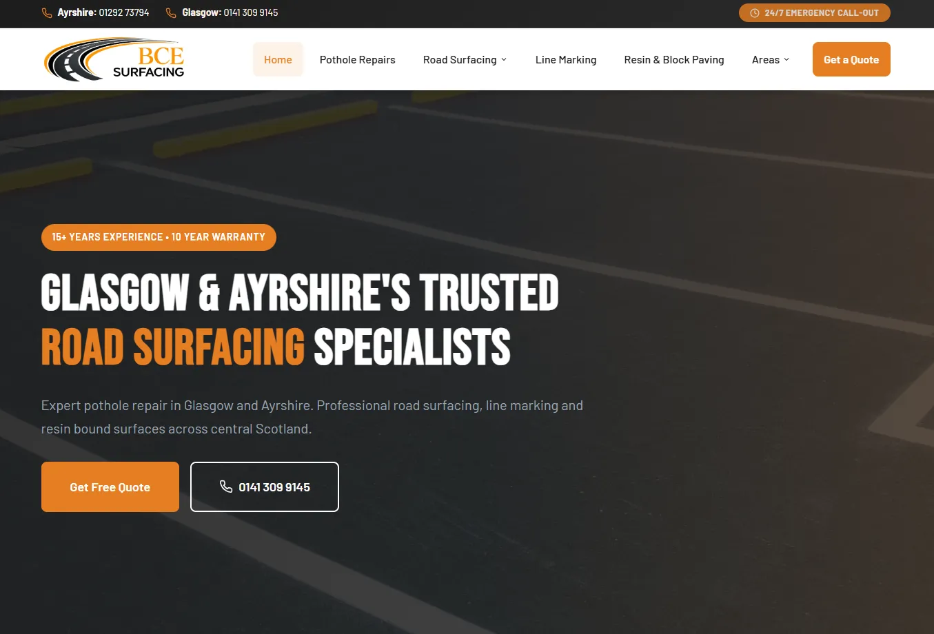 BCE Surfacing Website