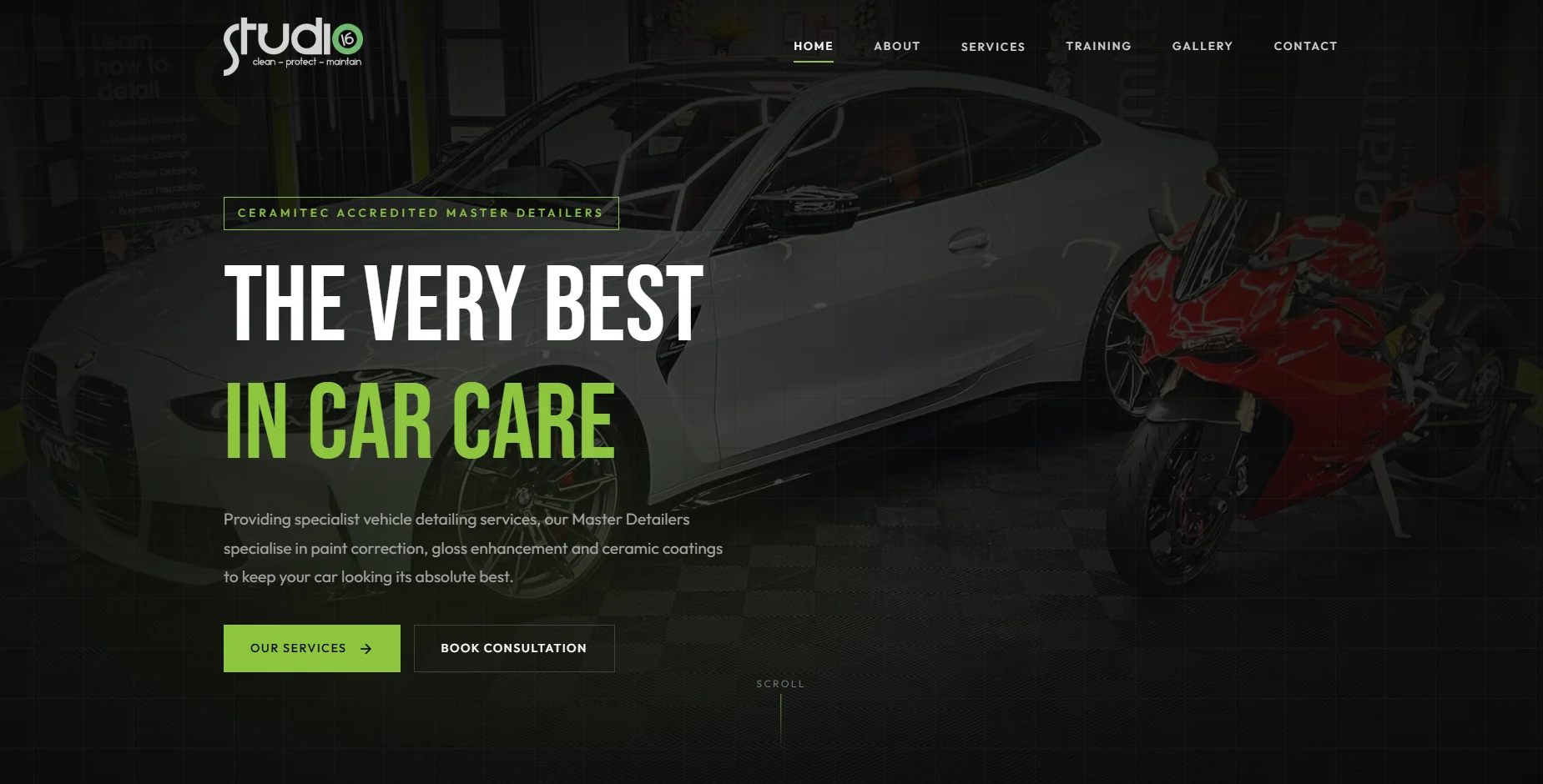 Studio16 Car Care Website